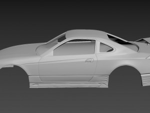 nissan silvia s15 2001 tuning body for print 3D-Druckmodell