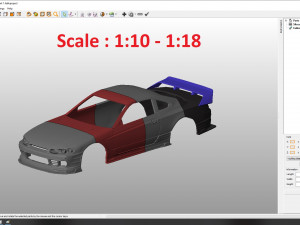 nissan silvia s15 2001 tuning body for print 3D-Druckmodell
