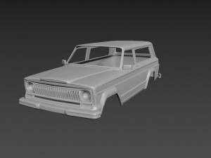jeep grand cherokee 1977 body for print 3D Принт Модель
