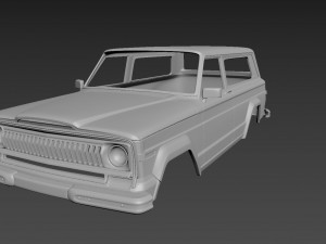 jeep grand cherokee 1977 body for print Model Cetak 3D