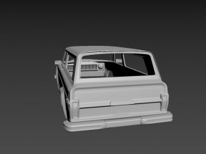 jeep grand cherokee 1977 body for print Model Cetak 3D