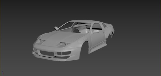 nissan 300zx tuning body for print 3D प्रिंट मॉडल .c4d .max .obj .3ds .fbx .stl .blend 