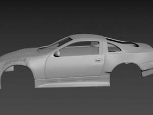nissan 300zx tuning body for print 3D प्रिंट मॉडल