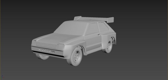 toyota starlet 60 1983 body for print Modelo de Impressão 3D .c4d .max .obj .3ds .fbx .stl .blend