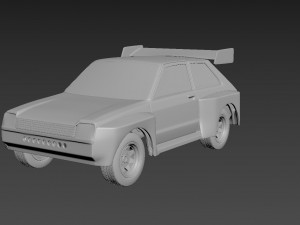 toyota starlet 60 1983 body for print 3Dプリントモデル