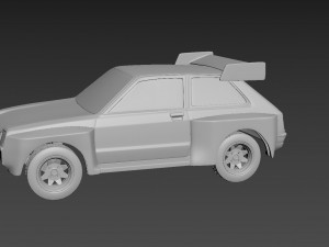 toyota starlet 60 1983 body for print Modelo de Impressão 3D