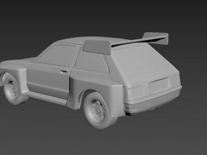 toyota starlet 60 1983 body for print Modelo de Impressão 3D