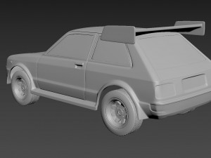 toyota starlet 60 1983 body for print Modelo de Impressão 3D