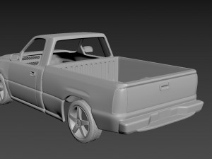 chevrolet silverado 2006 body for print 3D 프린트 모델