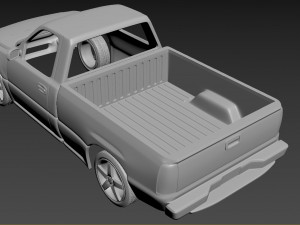 chevrolet silverado 2006 body for print 3D 프린트 모델