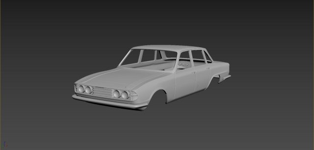 triumph 20002500 mk2 1969-1977 body for print 3D Print Model
