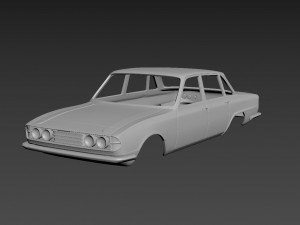 triumph 20002500 mk2 1969-1977 body for print 3D Baskı Modeli
