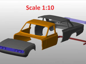 triumph 20002500 mk2 1969-1977 body for print 3D Print Model