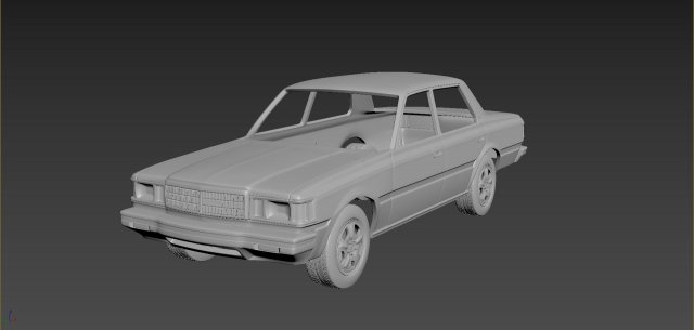 toyota crown s110 super saloon 1982 body for print Model do druku 3D .c4d .max .obj .3ds .fbx .stl .blend 