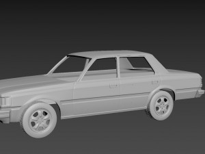 toyota crown s110 super saloon 1982 body for print Model do druku 3D