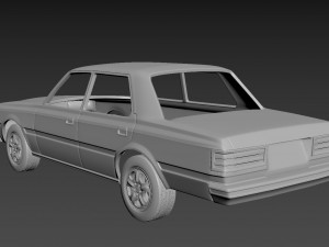 toyota crown s110 super saloon 1982 body for print Model do druku 3D
