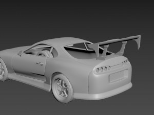 toyota supra 1993 tuning body for print Modelo de Impressão 3D