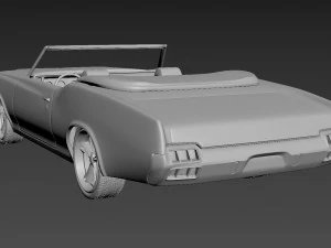 oldsmobile cutlass convertible 1972 for print 3D Print Model