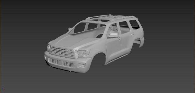 toyota sequoia 2 gen 3D प्रिंट मॉडल .c4d .max .obj .3ds .fbx .stl .blend 