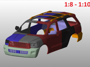 toyota sequoia 2 gen 3D प्रिंट मॉडल