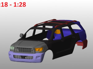 toyota sequoia 2 gen 3D प्रिंट मॉडल