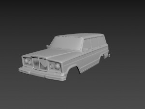 jeep grand wagoneer 1963 body for print 3D 프린트 모델