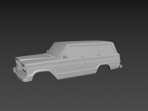 jeep grand wagoneer 1963 body for print 3D Print Model