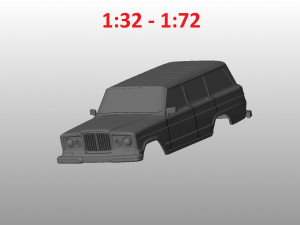 jeep grand wagoneer 1963 body for print 3D Print Model