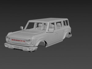 fo rd bron co 2021 body for print 3D 打印模型