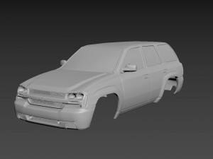chevrolet trailblaizer 2007 body for print 3D Принт Модель