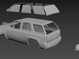 chevrolet trailblaizer 2007 body for print 3D Принт Модель