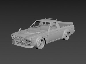 nissan sanny hakotora body for print Modelo de Impressão 3D