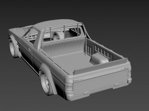 nissan sanny hakotora body for print 3D प्रिंट मॉडल