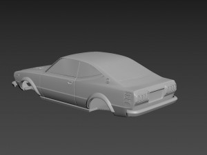 toyota corolla sr5 1976 body for print 3D-printmodel