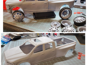 Dodge ram 3500 2020 body for print Modèles 3D en vedette