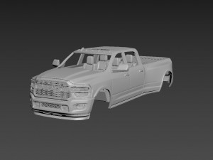 Dodge ram 3500 2020 body for print Modèles 3D en vedette