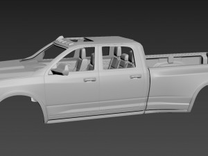 Dodge ram 3500 2020 body for print Modèles 3D en vedette