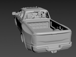 Dodge ram 3500 2020 body for print Modèles 3D en vedette