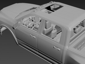 Dodge ram 3500 2020 body for print Modèles 3D en vedette