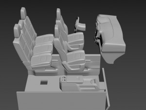 Dodge ram 3500 2020 body for print Modèles 3D en vedette
