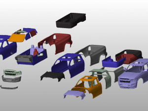 Dodge ram 3500 2020 body for print Modèles 3D en vedette
