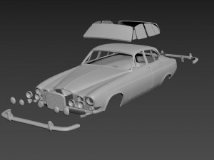 jaguar mkx body for print 3Dプリントモデル