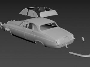 jaguar mkx body for print 3Dプリントモデル