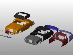 jaguar mkx body for print 3Dプリントモデル