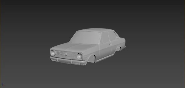 datsun 1200 deluxe body for print 3D Print Model .c4d .max .obj .3ds .fbx .stl .blend 