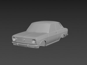 datsun 1200 deluxe body for print Modèles 3D en vedette