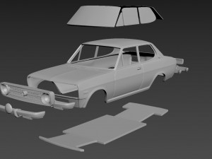 datsun 1200 deluxe body for print Modelo de Impressão 3D