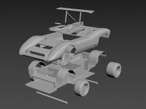 ferrari 612 can am Model Cetak 3D