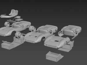 mecom hussein mk i 1964 can am Model Cetak 3D