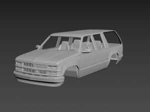 chevrolet suburban 1999 body for print 3D Print Model